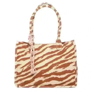 Vince Camuto Alula Tote, Tan Zebra